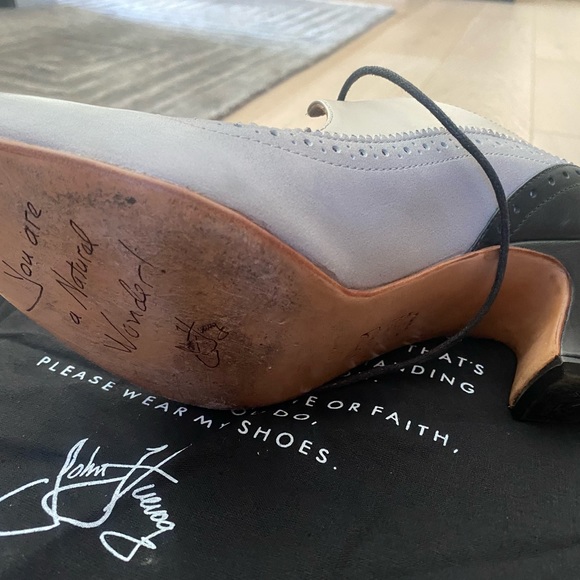 John Fleuvog Wonder Lyra BROGUED LACE-UP PUMP - Picture 11 of 14